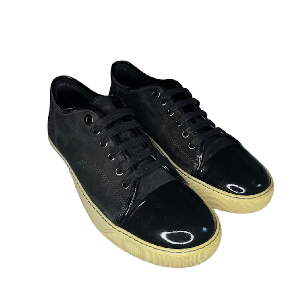 LANVIN BLACK SUEDE DBB1 SNEAKER / UK 5