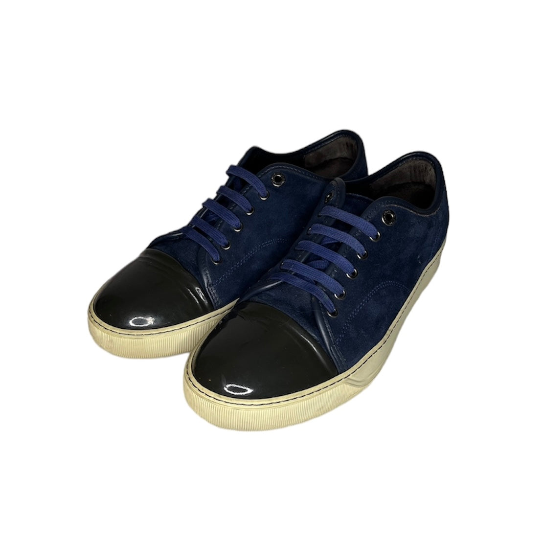 LANVIN BLUE DDB1 CAP TOE SNEAKER / UK 8