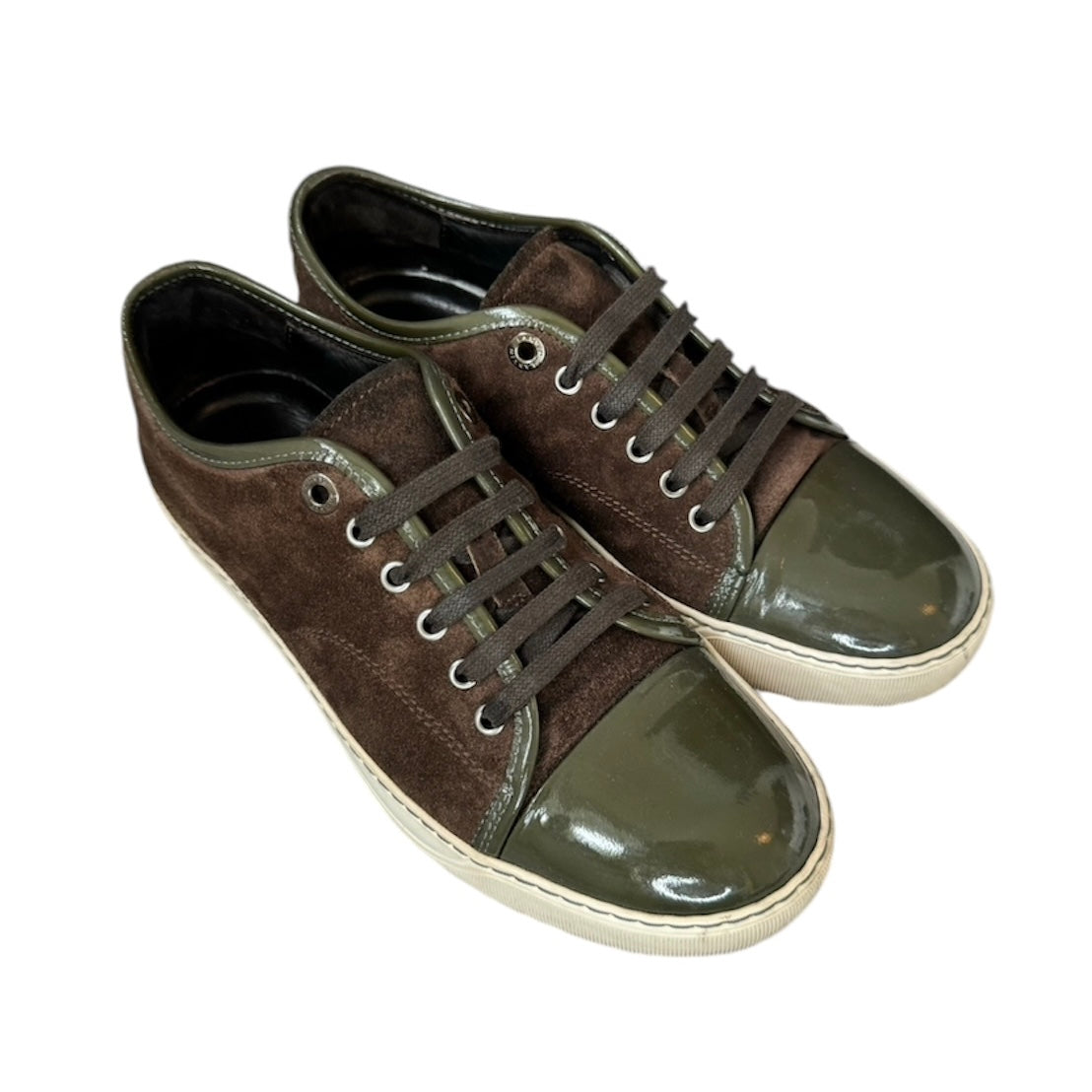 LANVIN DBB1 CAP TOE SNEAKER BROWN | EU 39