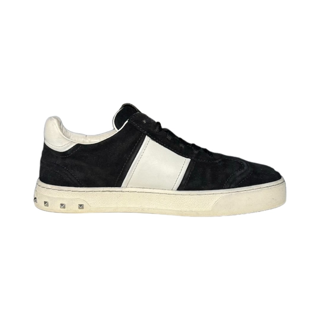 VALENTINO BLACK FLYCREW SUEDE SNEAKER / EU 37