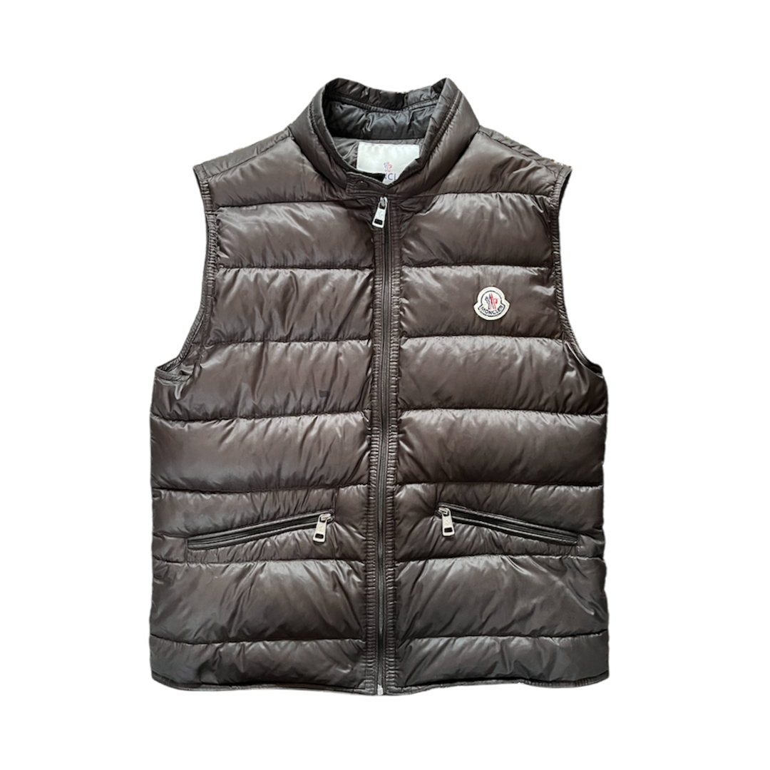 MONCLER BROWN GUI GILET / 1