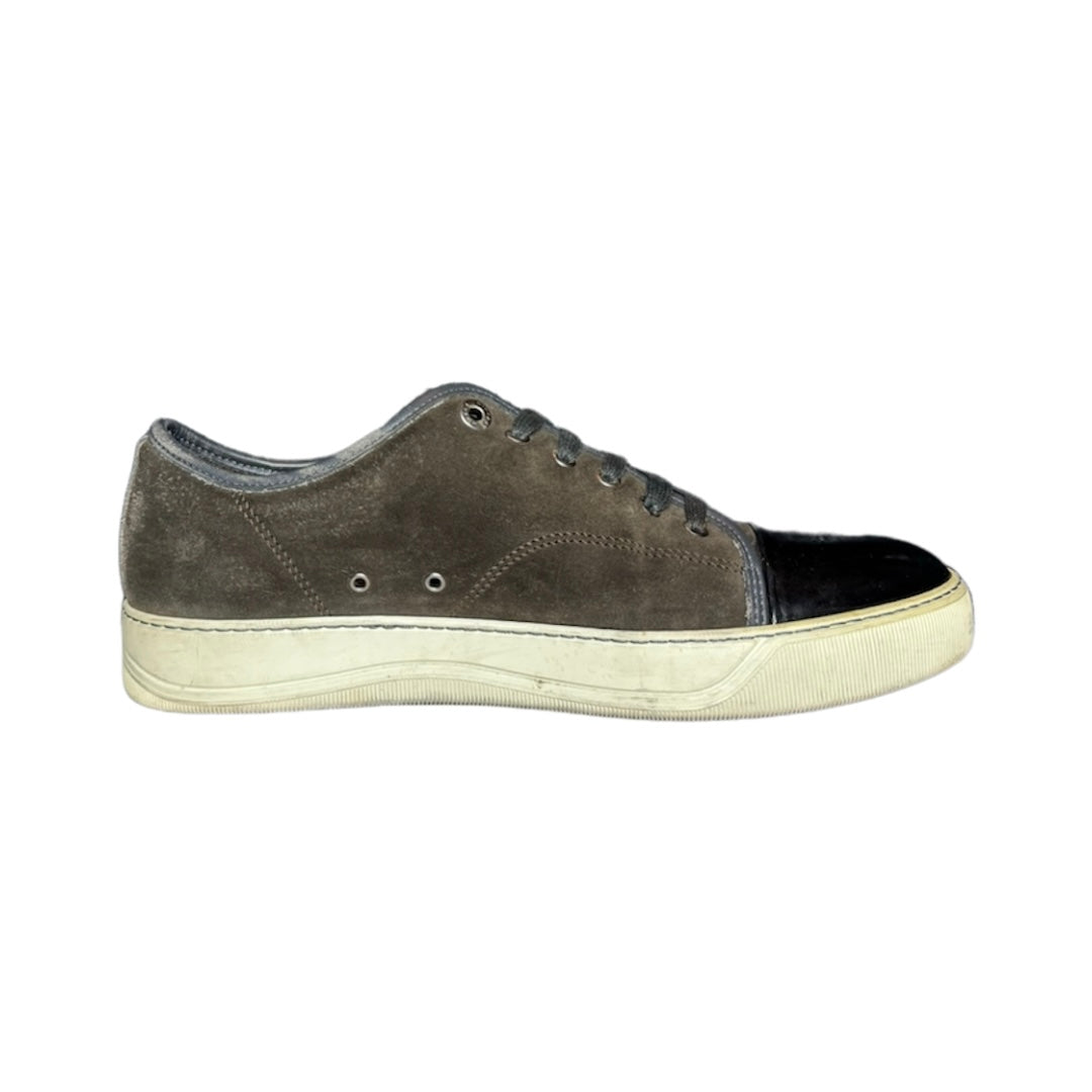 LANVIN BROWN SUEDE DBB1 SNEAKER / UK 8