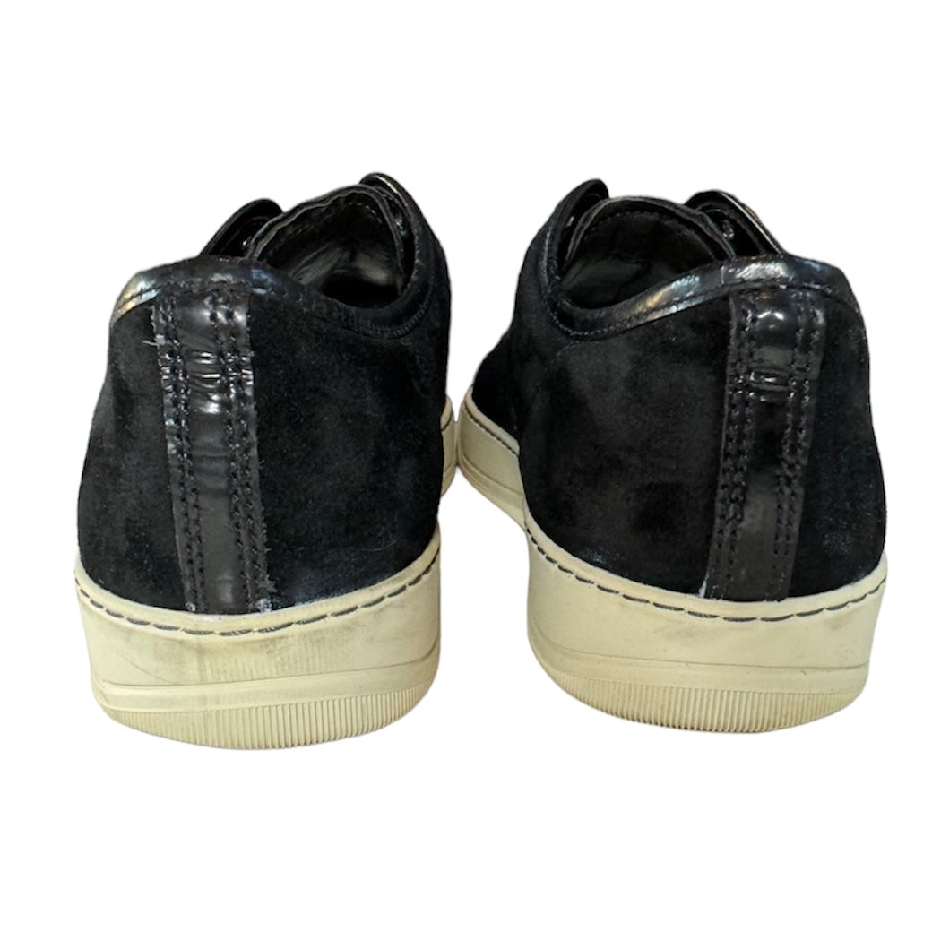 LANVIN BLACK SUEDE DBB1 SNEAKER / UK 7