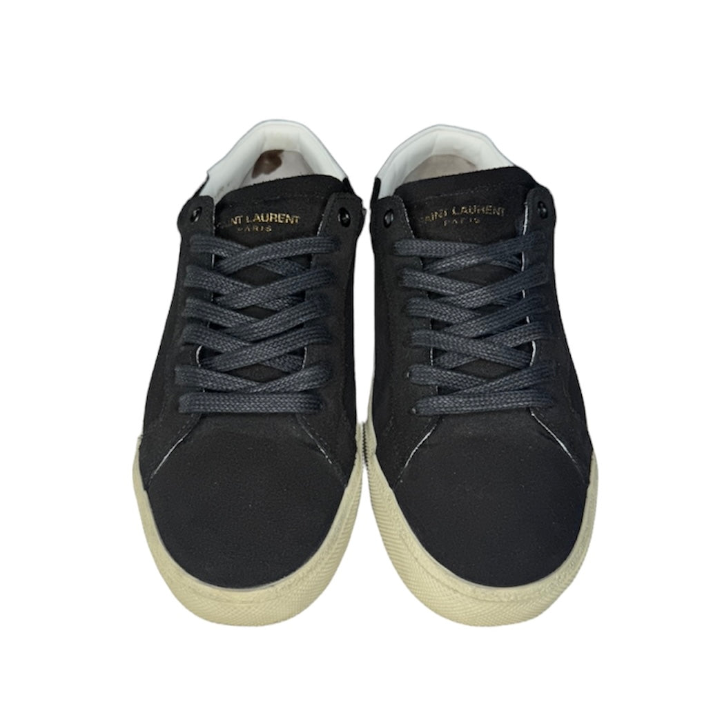 SAINT LAURENT BLACK SL 06 SUEDE SNEAKER / EU 41.5