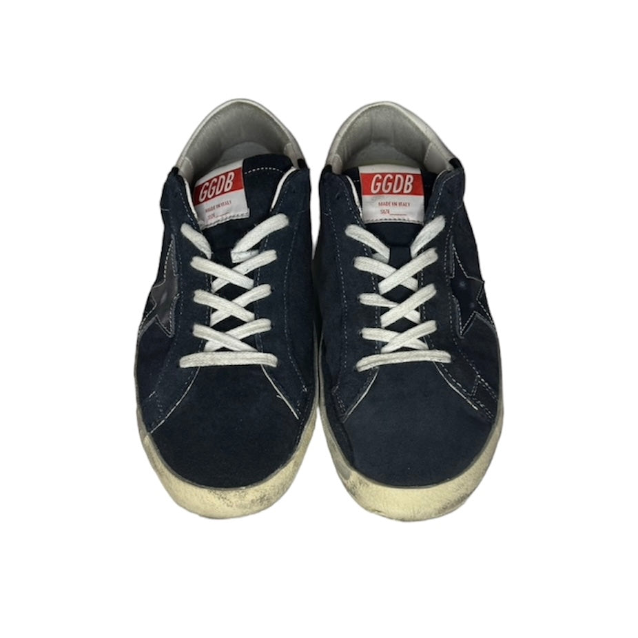 GOLDEN GOOSE NAVY SUPERSTAR SUEDE SNEAKER | EU 40