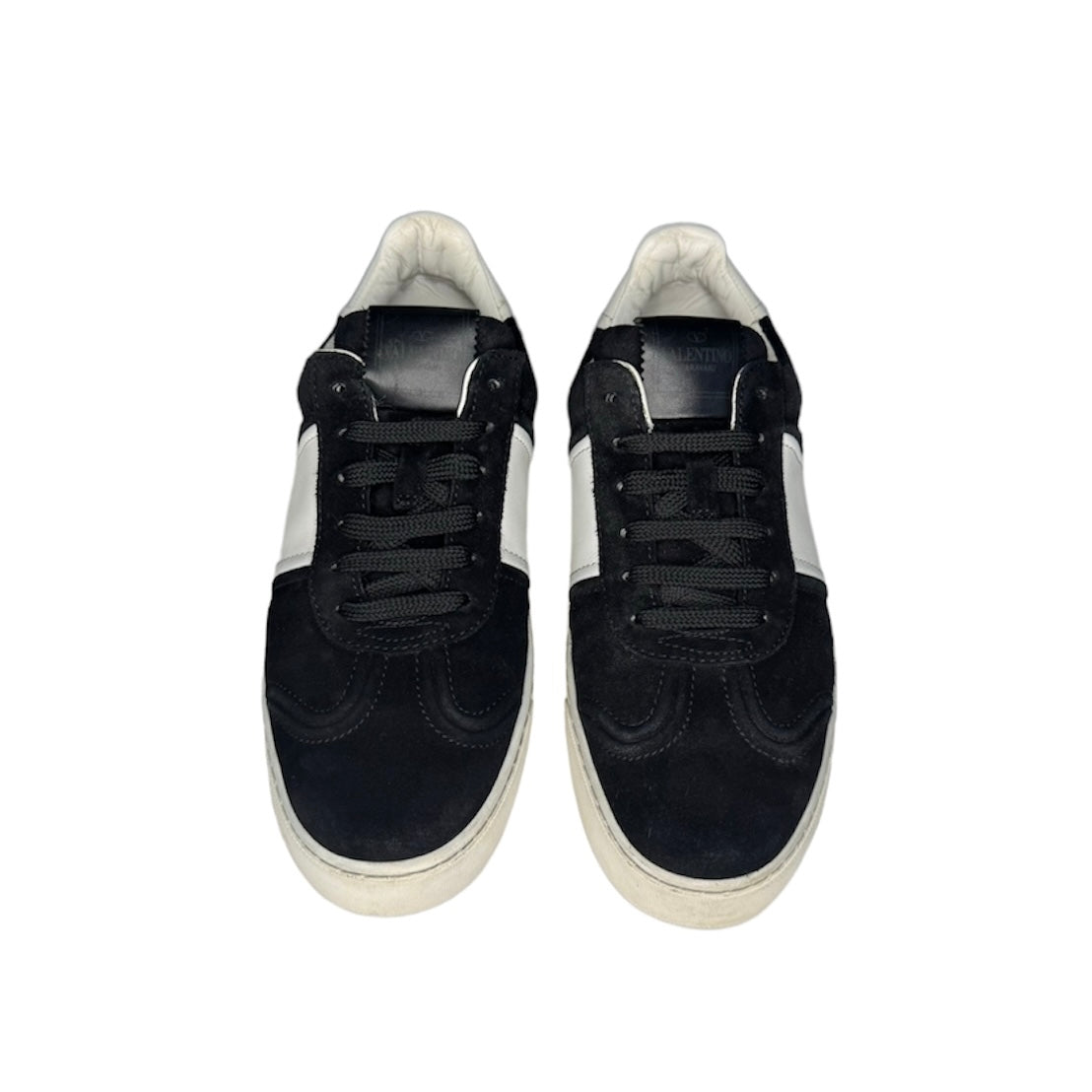 VALENTINO BLACK FLYCREW SUEDE SNEAKER / EU 37