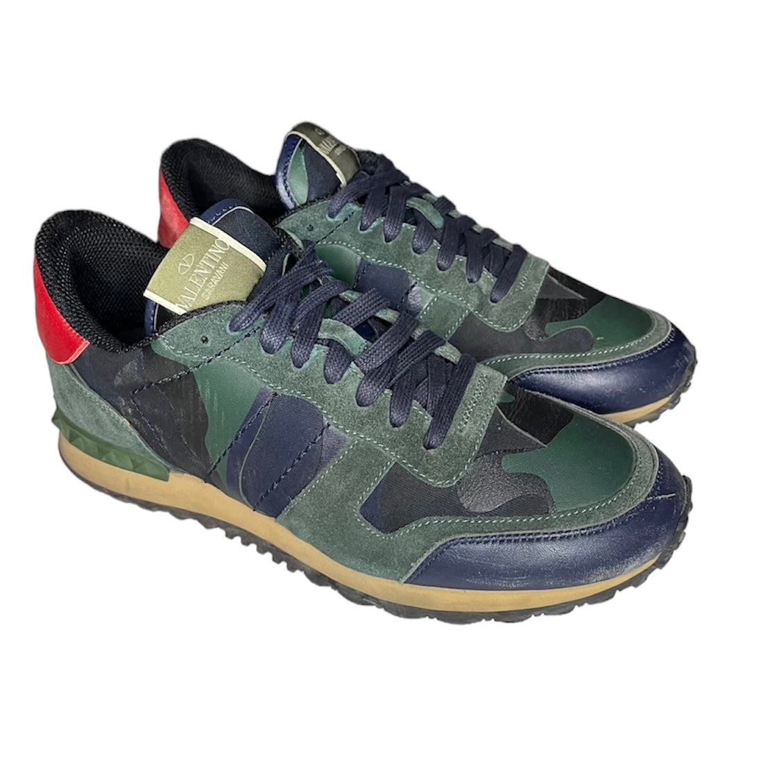 VALENTINO GREEN ROCKRUNNER SNEAKER