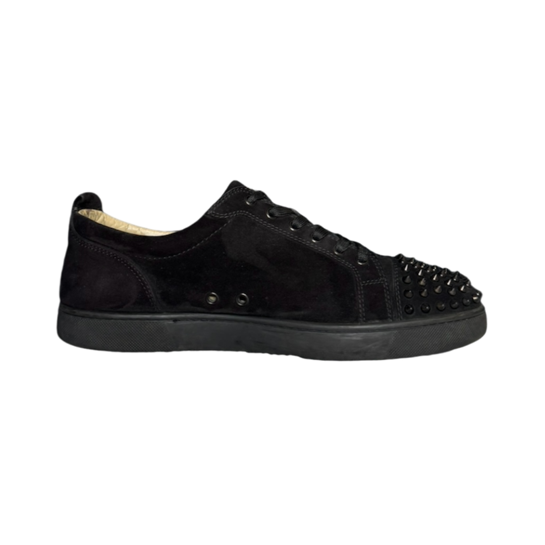 LOUBOUTIN LOUIS JUNIOR SNEAKER BLACK | SIZE: 44