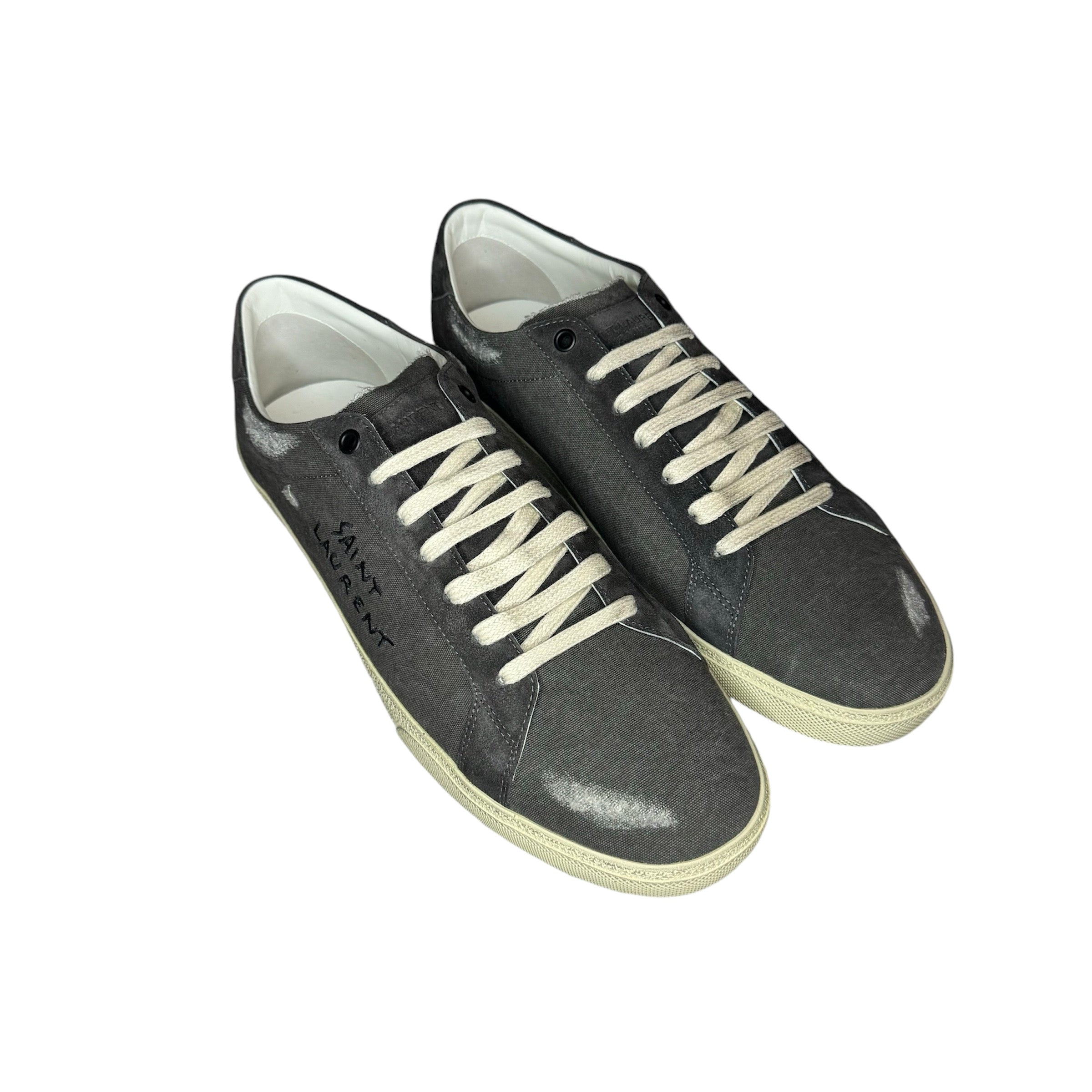 SAINT LAURENT COURT CLASSIC SNEAKER GREY | SIZE: 45