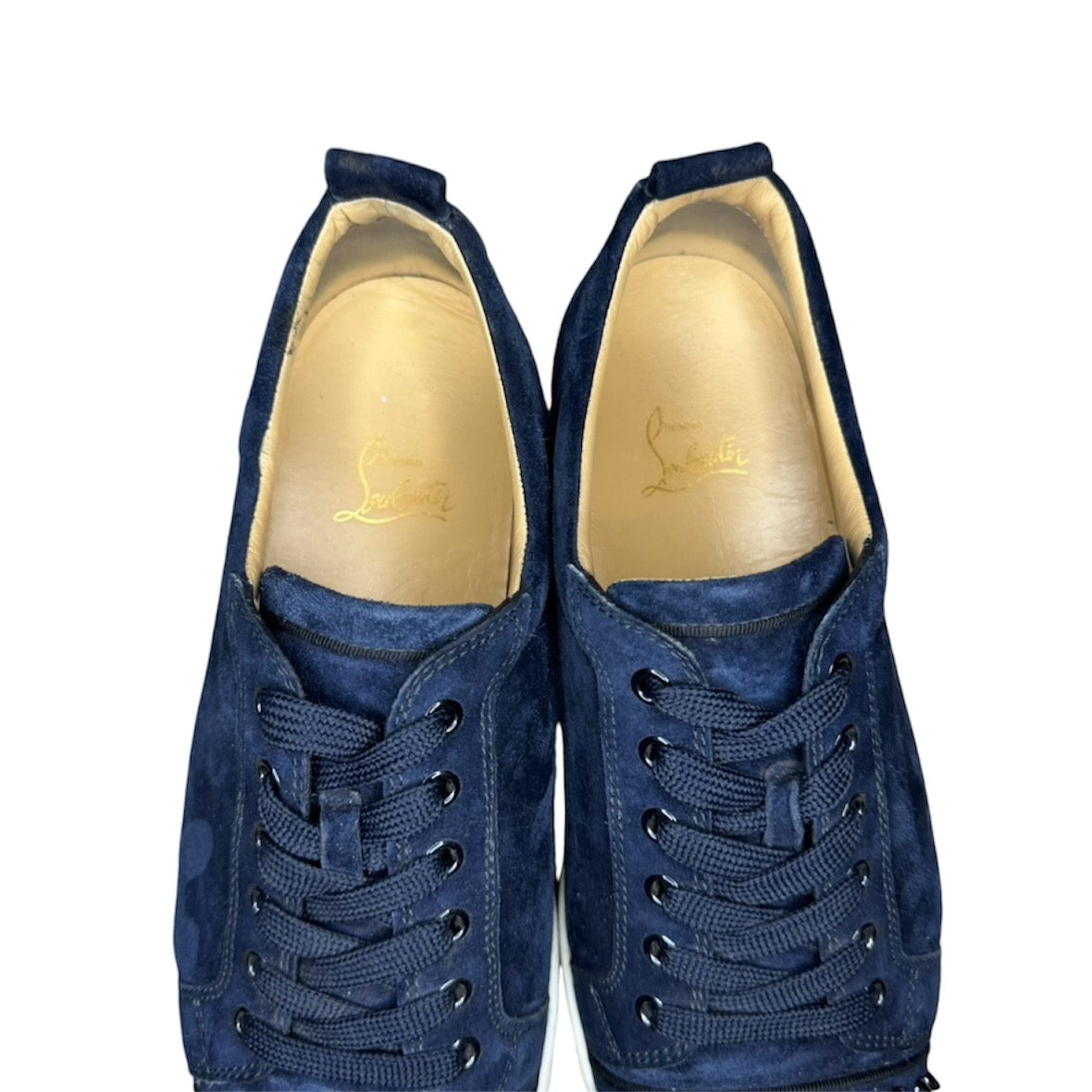 LOUBOUTIN LOUIS JUNIOR SNEAKER NAVY | SIZE: 43