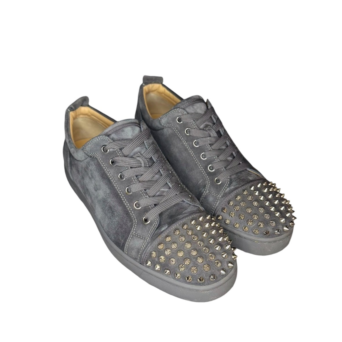 LOUBOUTIN LOUIS JUNIOR SNEAKER GREY | SIZE: 43.5