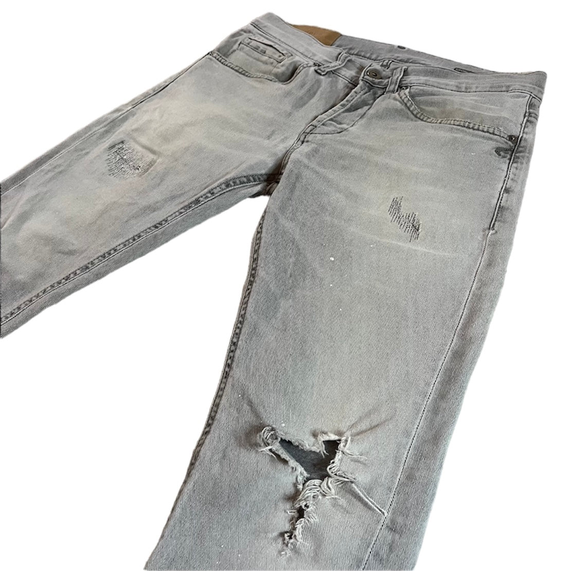 DONDUP LIGHT GREY GEORGE SKINNYFIT JEANS / EU 30