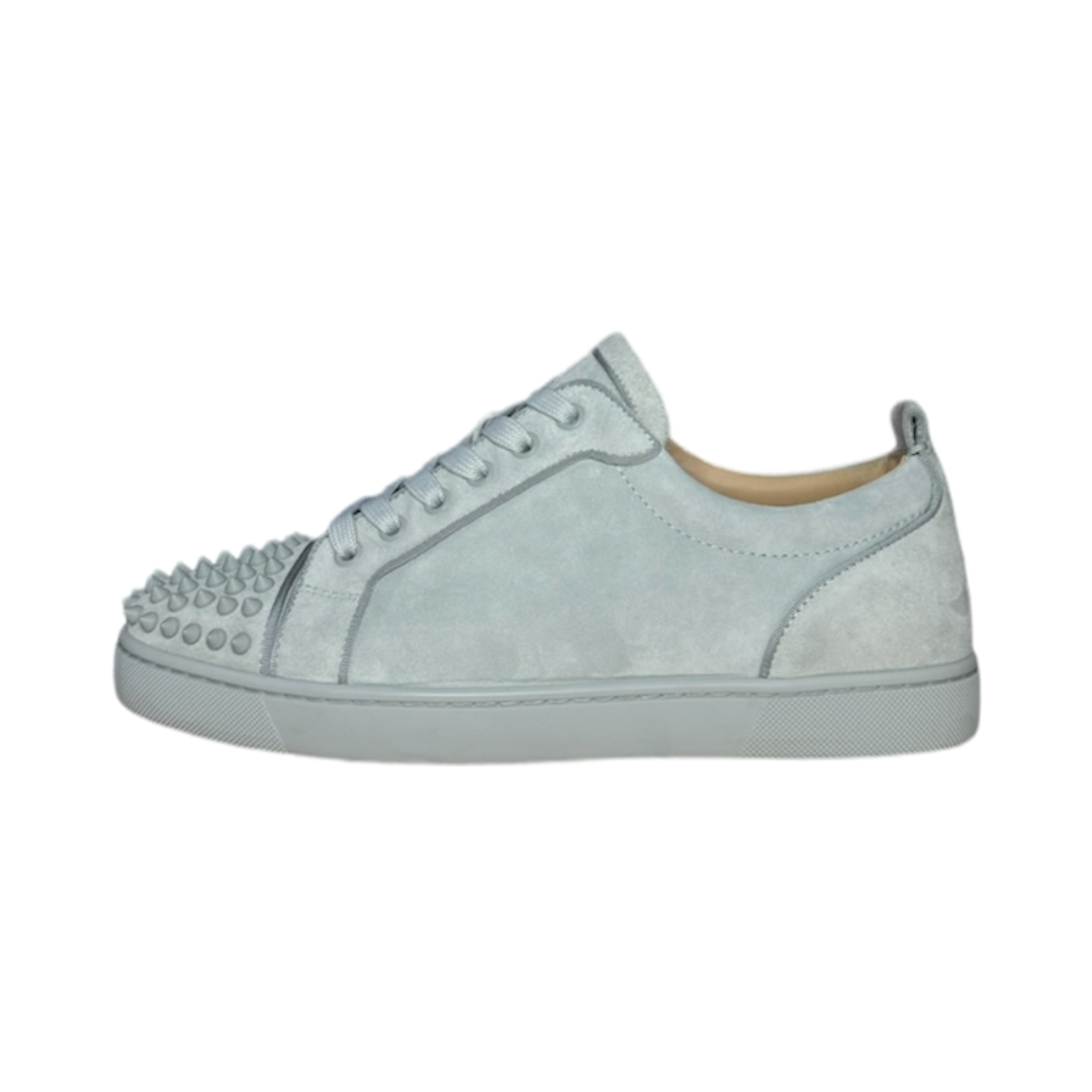 CHRISTIAN LOUBOUTIN LOUIS JUNIOR CYAN SUEDE SNEAKER | EU 41