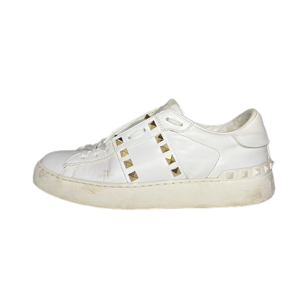 VALENTINO WHITE ROCKSTUD SNEAKER / EU 37