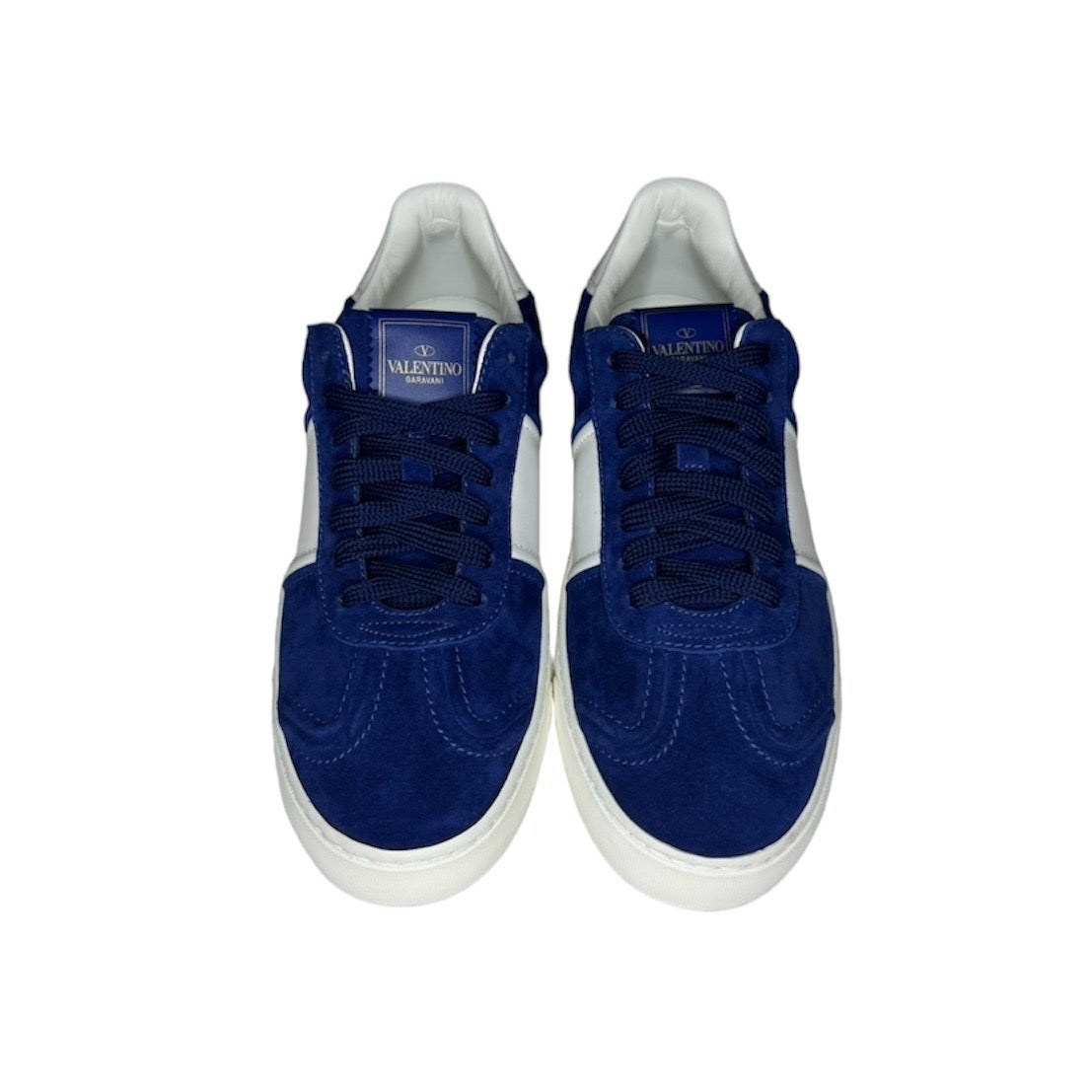 VALENTINO ROYAL BLUE FLYCREW SUEDE SNEAKER | EU 40