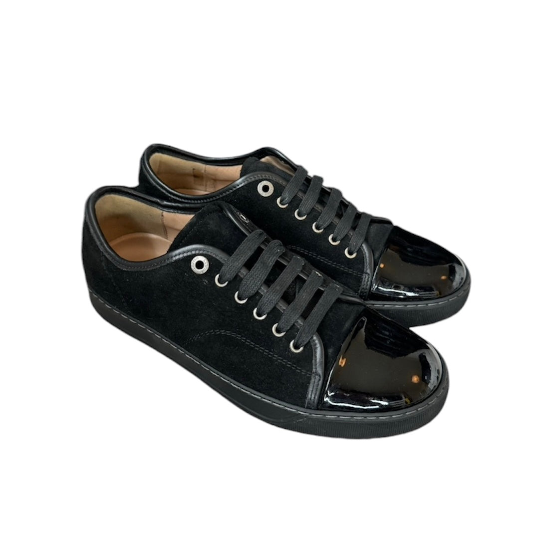 LANVIN DBB1 CAP TOE SNEAKER BLACK | EU 40