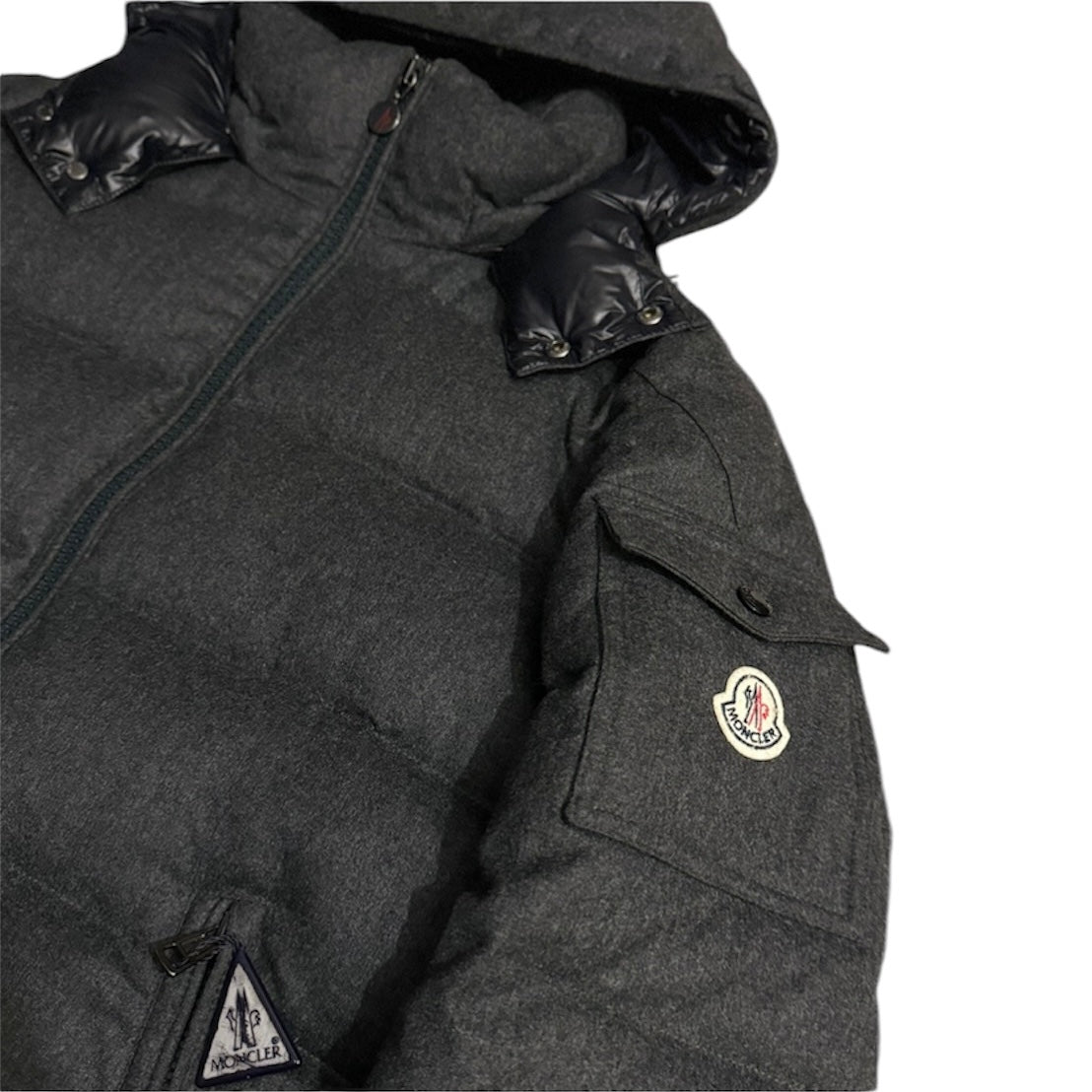 MONCLER MONTGENEVRE JACKET GREY | SIZE: 1