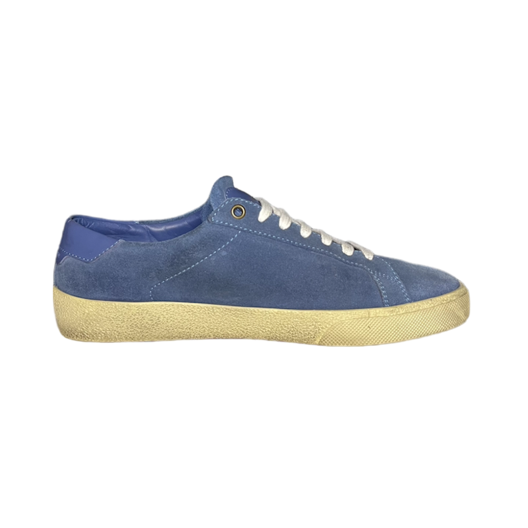 SAINT LAURENT BLUE SL 06 SUEDE SNEAKER / EU 40.5