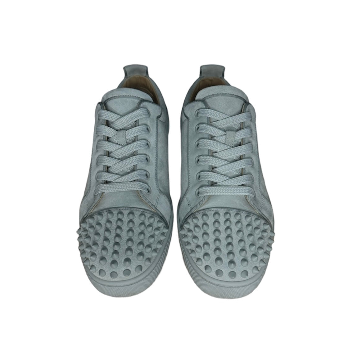 CHRISTIAN LOUBOUTIN LOUIS JUNIOR CYAN SUEDE SNEAKER | EU 41