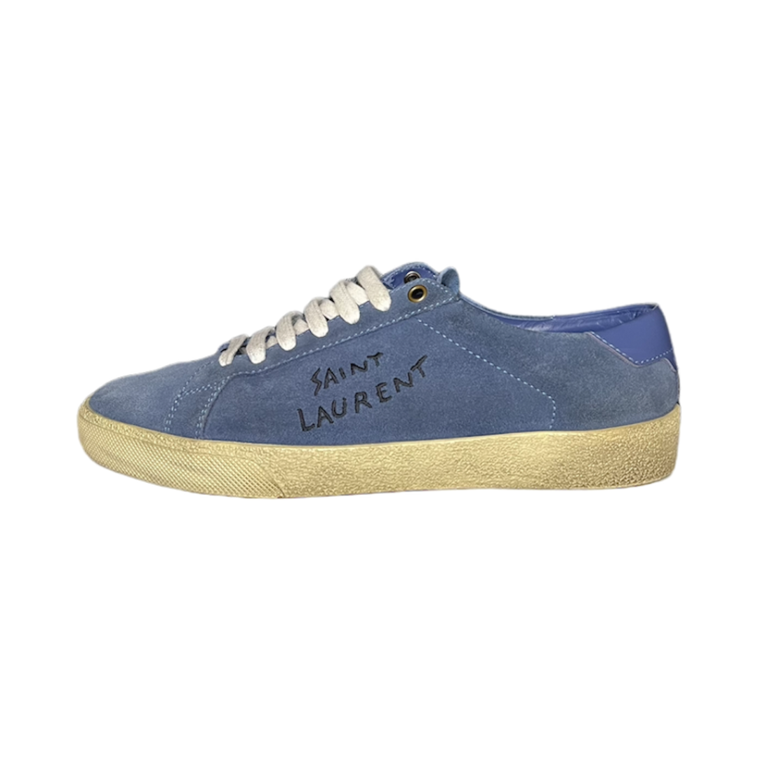 SAINT LAURENT BLUE SL 06 SUEDE SNEAKER / EU 40.5