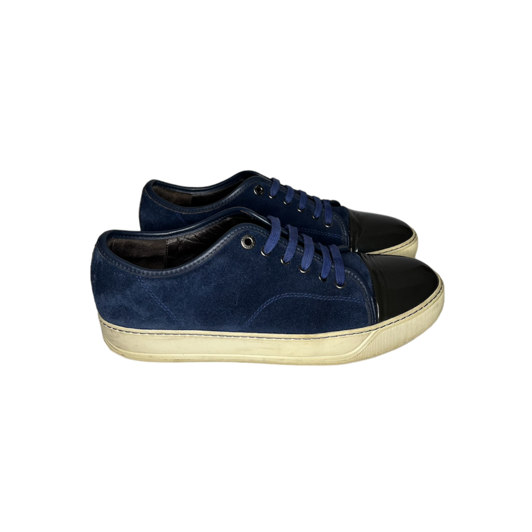 LANVIN BLUE DDB1 CAP TOE SNEAKER / UK 8