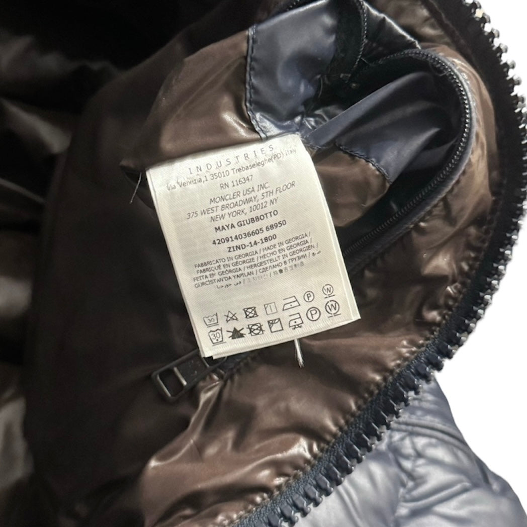 MONCLER MAYA JACKET NAVY | SIZE: 3