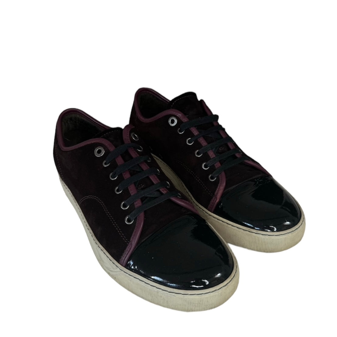 LANVIN DBB1 SUEDE BURGENDY SNEAKERS | EU 43