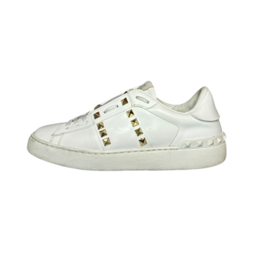 VALENTINO ROCKSTUD SNEAKER WHITE | SIZE: 36.5