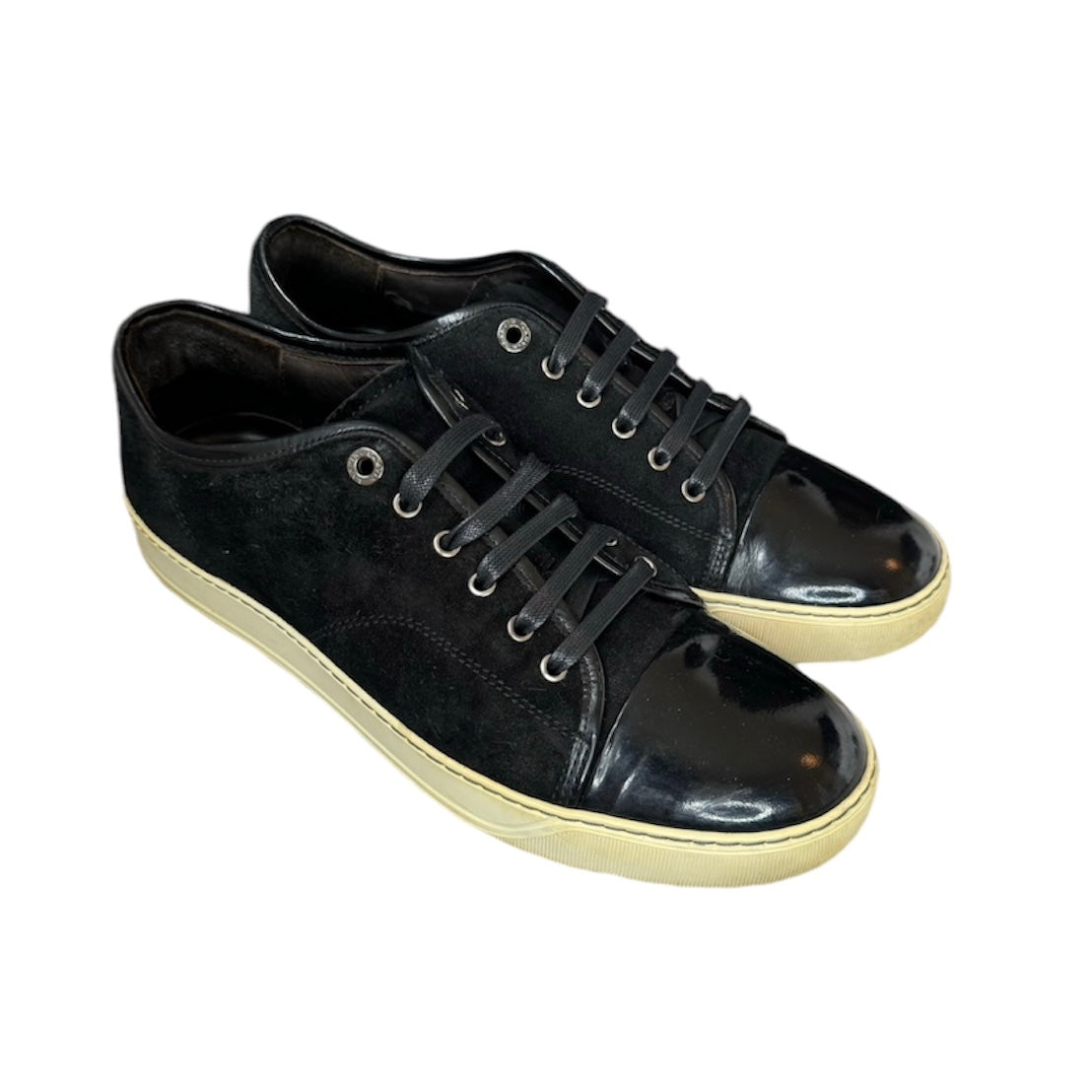 LANVIN DBB1 CAP TOE SNEAKER BLACK | EU 42