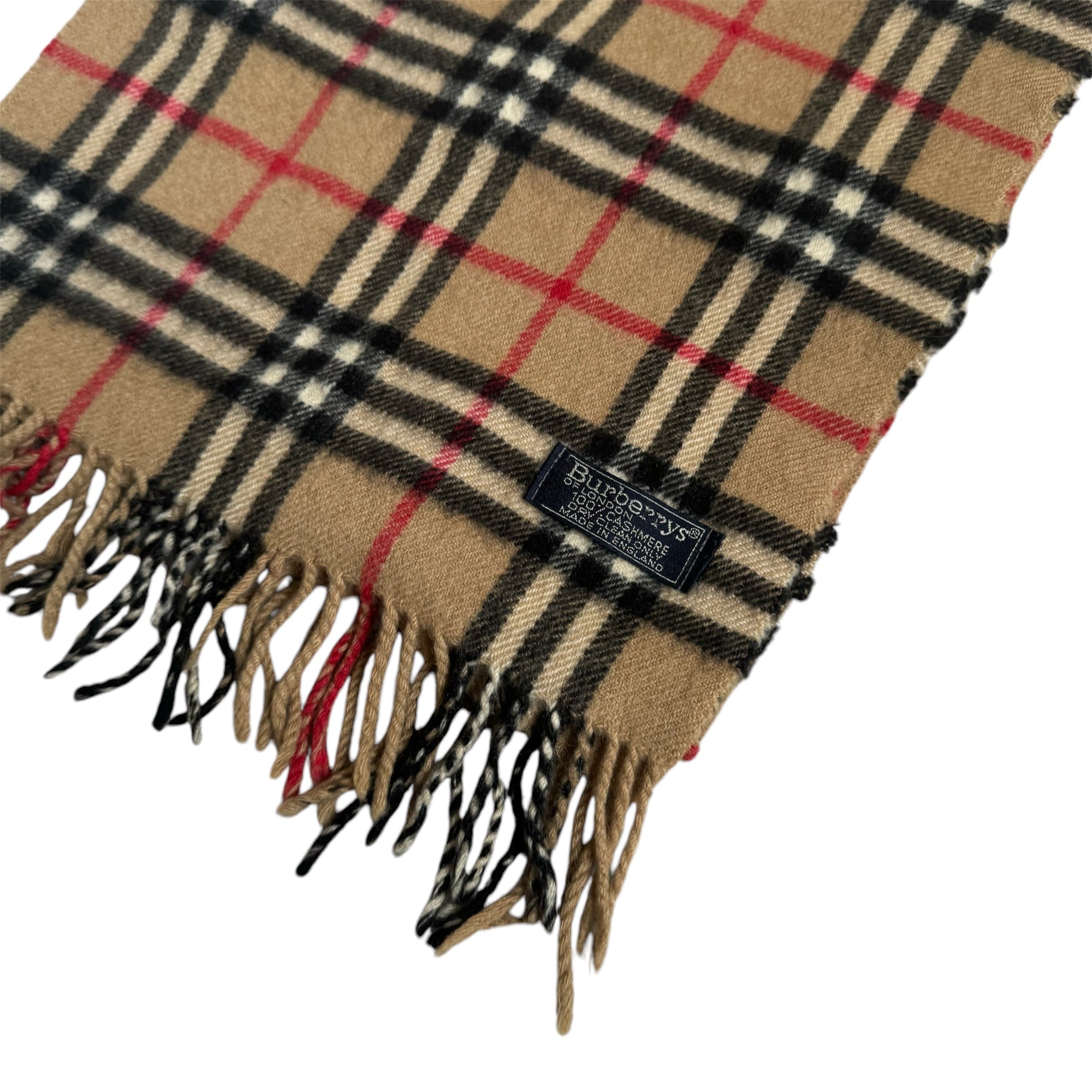 BURBERRY CASHMERE SCARF BEIGE