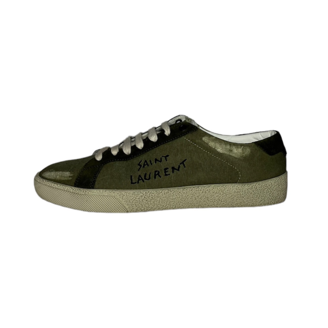 SAINT LAURENT GREEN COURT CLASSIC SNEAKER / EU 40