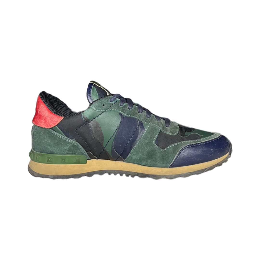 VALENTINO GREEN ROCKRUNNER SNEAKER