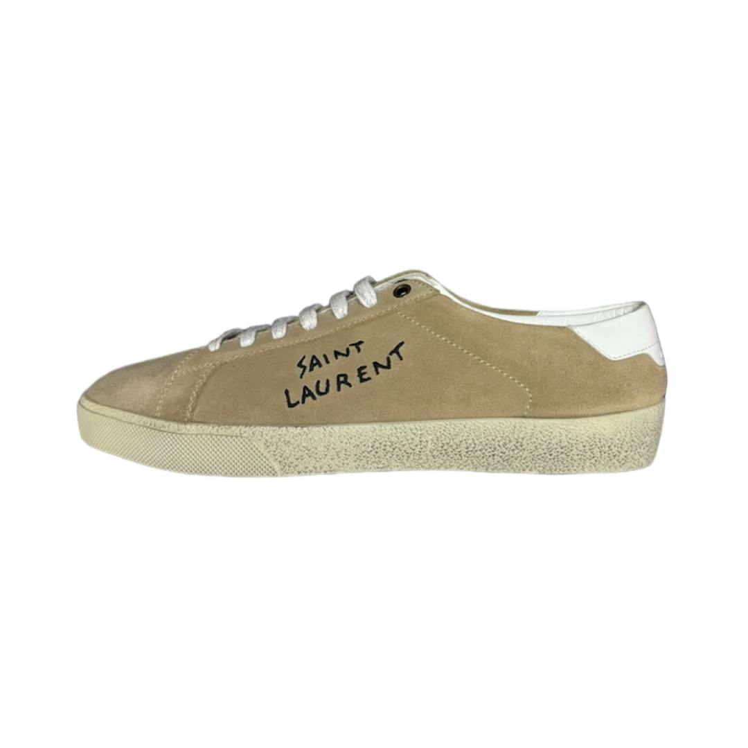 SAINT LAURENT BEIGE SL 06 SUEDE SNEAKER | EU 42