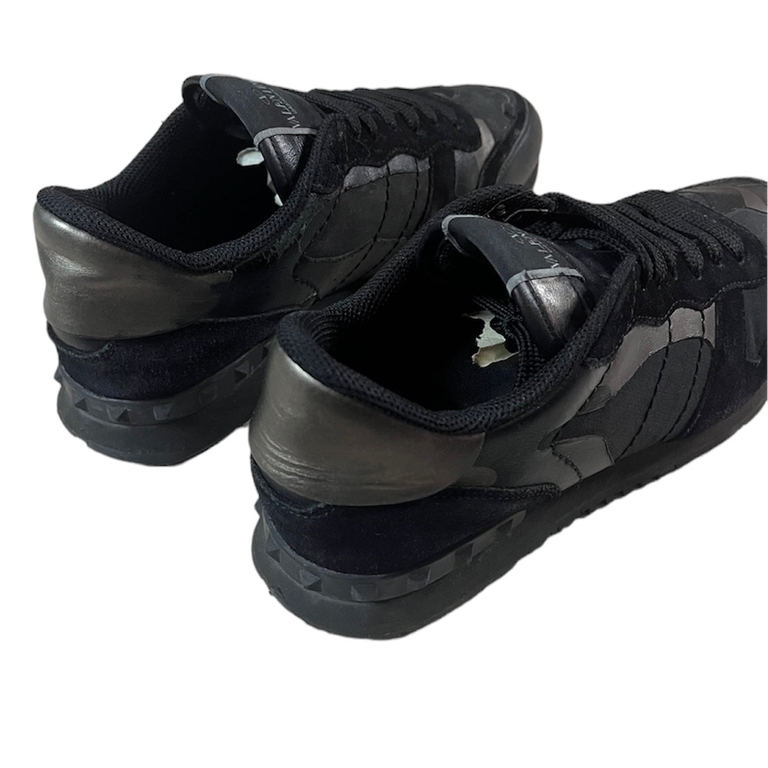 VALENTINO BLACK ROCKRUNNER SNEAKER / EU 42