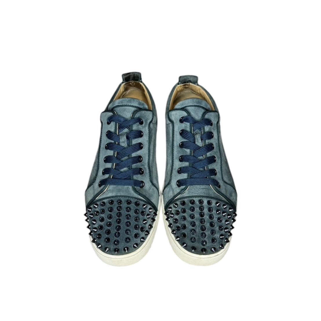 LOUBOUTIN LOUIS JUNIOR SNEAKER WASHED BLUE | EU 42.5