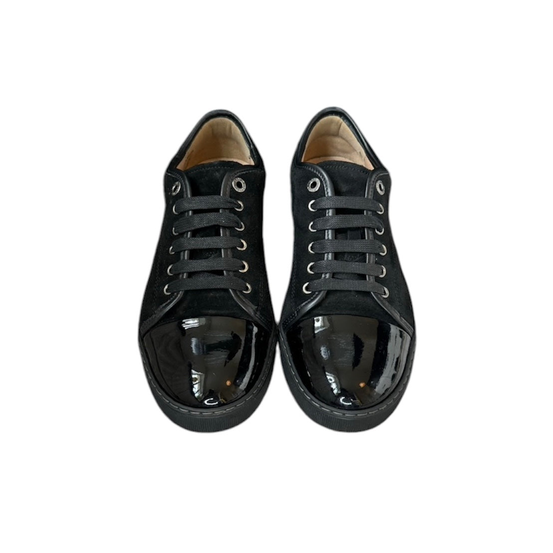 LANVIN DBB1 CAP TOE SNEAKER BLACK | EU 40