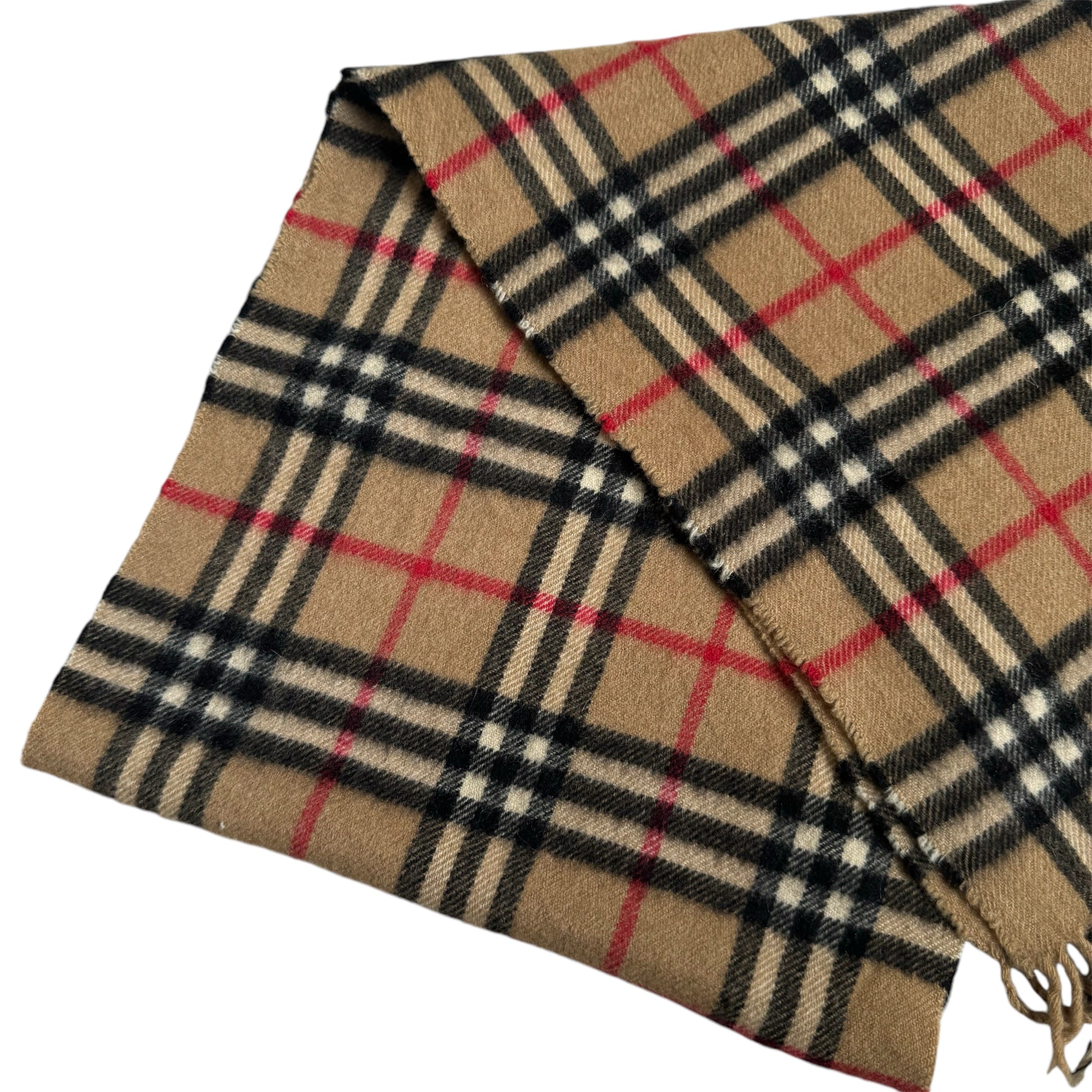 BURBERRY CASHMERE SCARF BEIGE