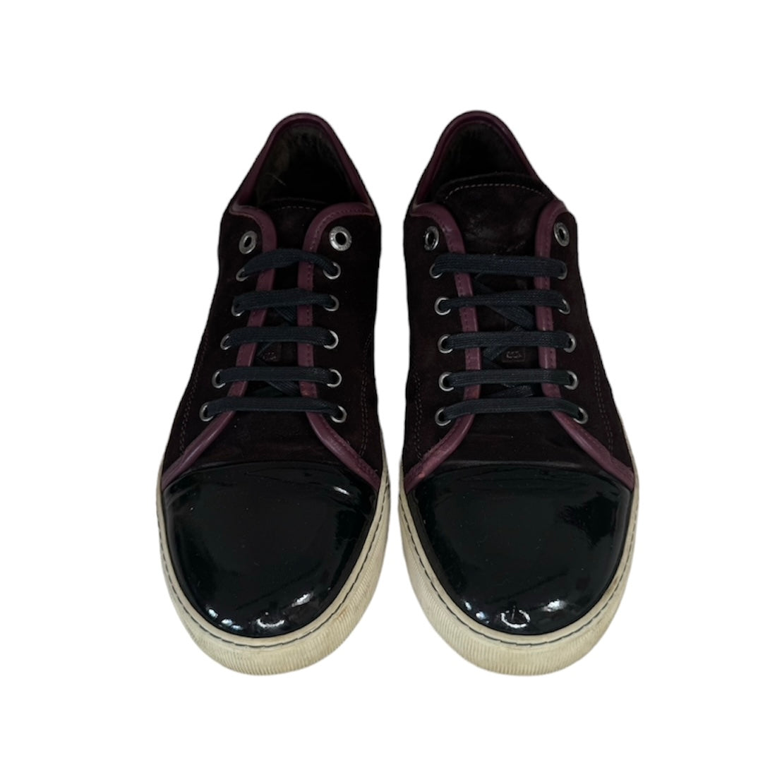 LANVIN DBB1 SUEDE BURGENDY SNEAKERS | EU 43