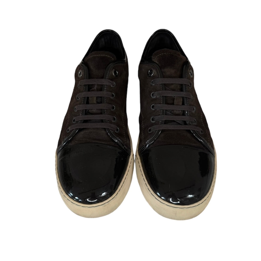 LANVIN DBB1 SUEDE BROWN SNEAKERS | EU 44