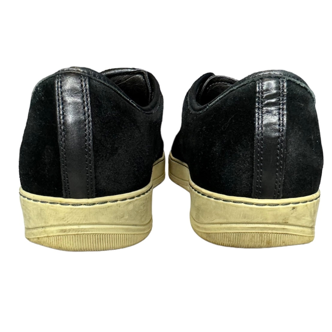 LANVIN BLACK SUEDE DBB1 SNEAKER / UK 8