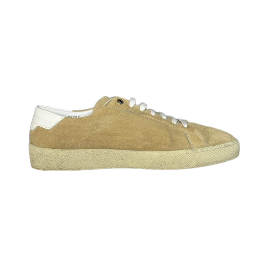 SAINT LAURENT BEIGE SL 06 SUEDE SNEAKER / EU 42