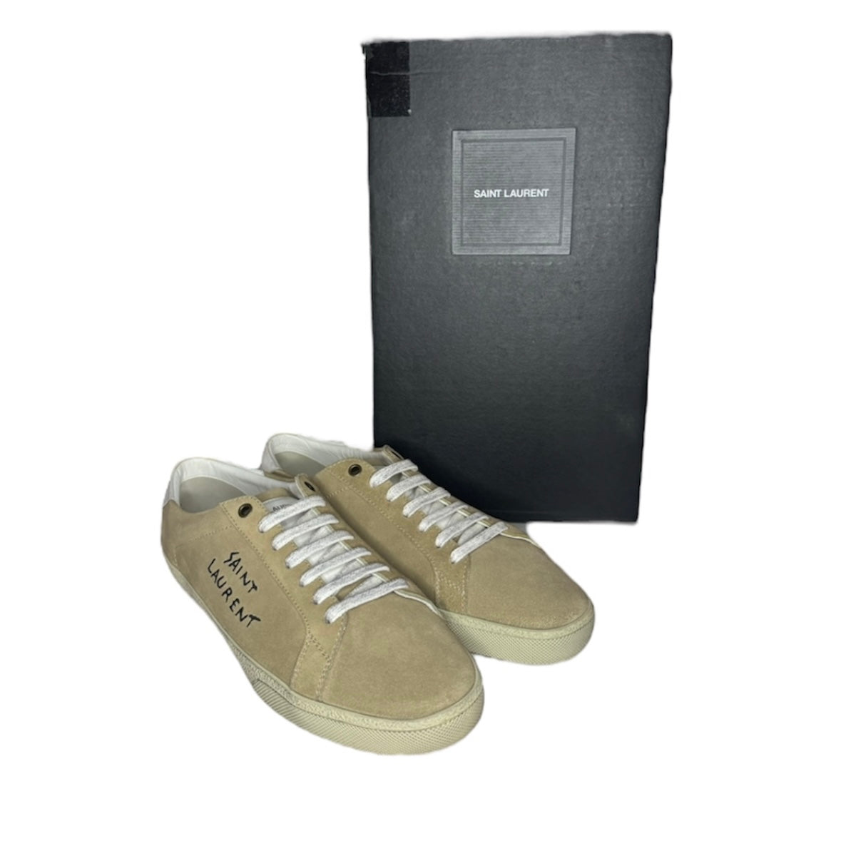 SAINT LAURENT BEIGE SL 06 SUEDE SNEAKER | EU 42