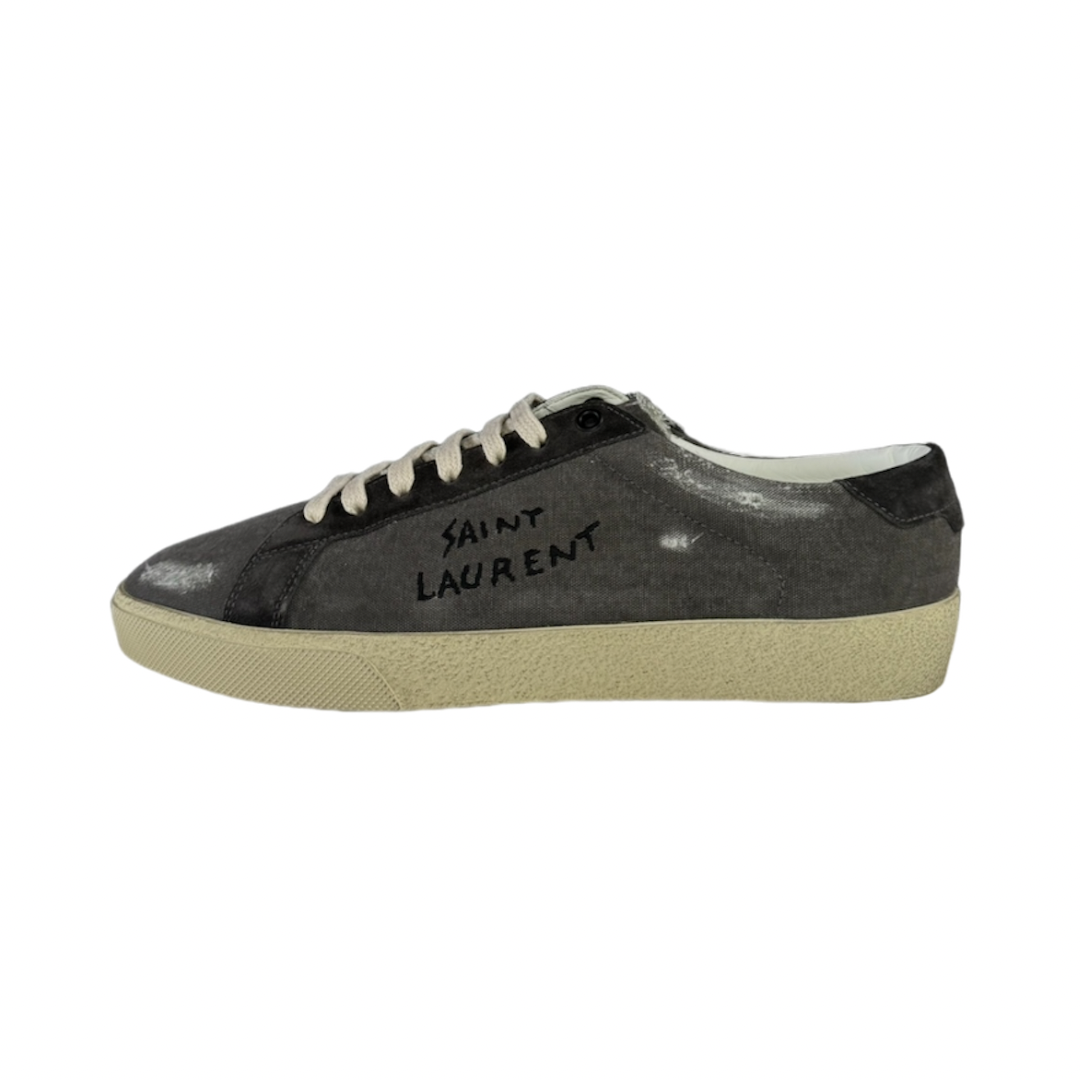 SAINT LAURENT GREY COURT CLASSIC SNEAKER / EU 42.5