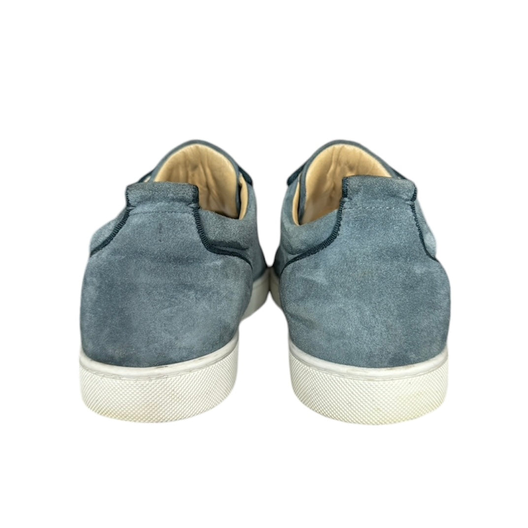 LOUBOUTIN LOUIS JUNIOR SNEAKER WASHED BLUE | EU 42.5