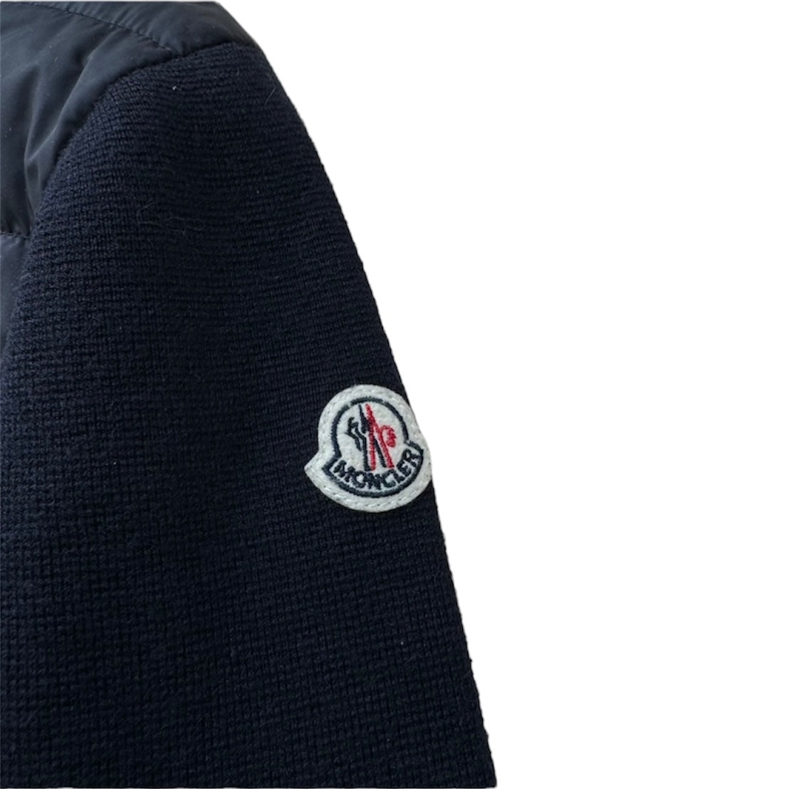 MONCLER BLUE TRICOT CARDIGAN | S