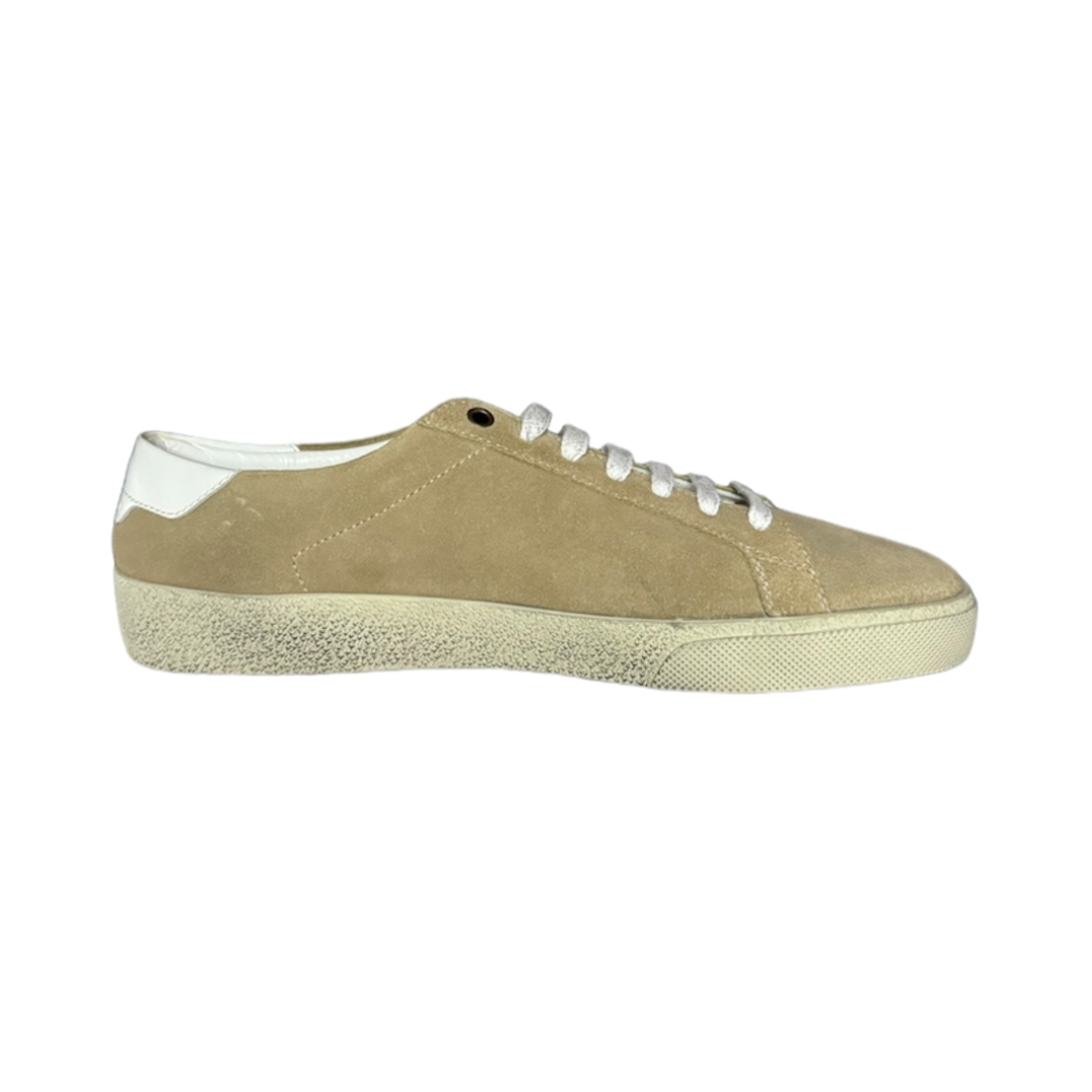 SAINT LAURENT BEIGE SL 06 SUEDE SNEAKER | EU 42