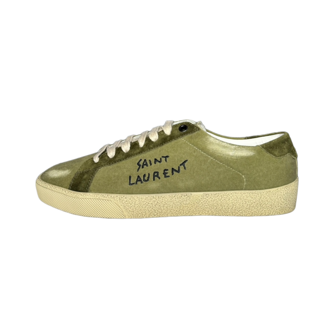 SAINT LAURENT GREEN COURT CLASSIC SNEAKER / EU 41