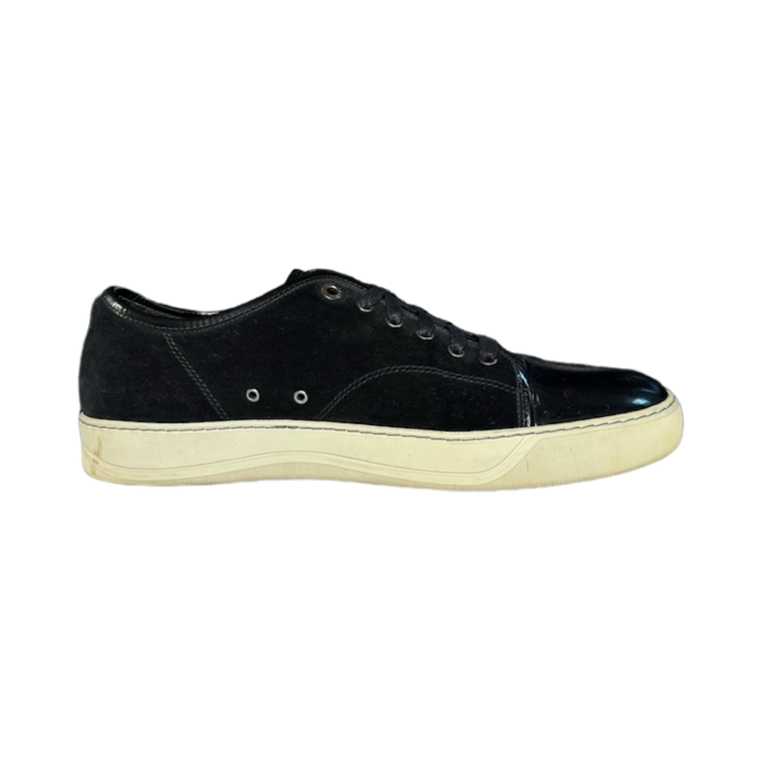 LANVIN BLACK DBB1 SUEDE SNEAKER / UK 11