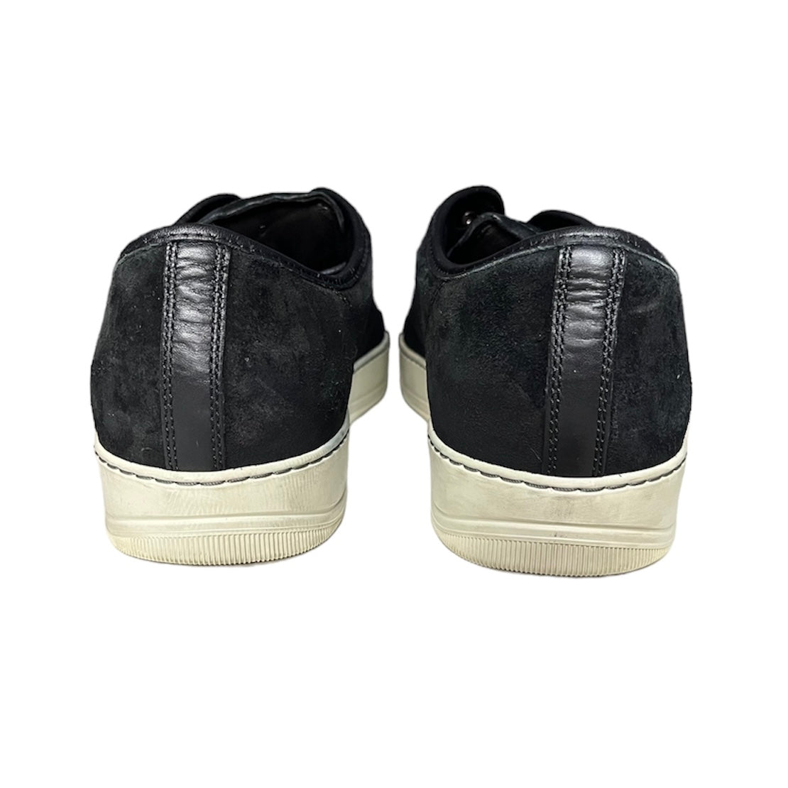 LANVIN BLACK DBB1 CAP TOE SNEAKER / UK 6