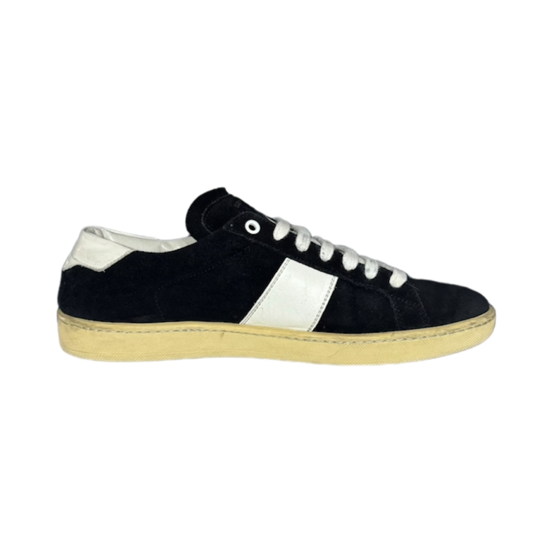 SAINT LAURENT NAVY SL 02 SUEDE SNEAKER | EU 42